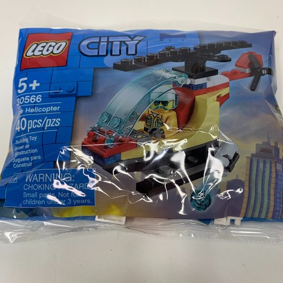 LEGO City 30566 Fire Helicopter Vehicle Set 40 pcs - Picture 5 of 6